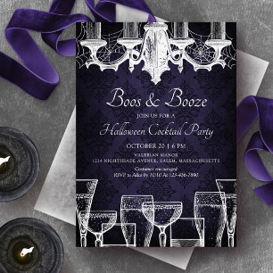 Invitation Fête de cocktail Halloween