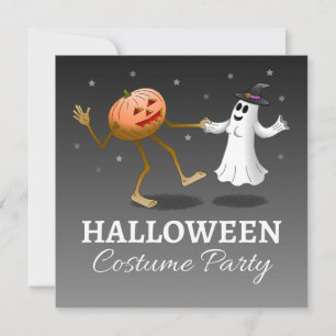 Invitation Fête de costumes d'Halloween