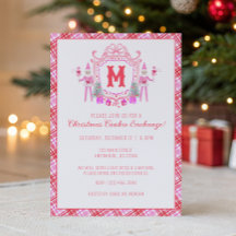 Fête de crête de monogramme de fille elfe rose aqu