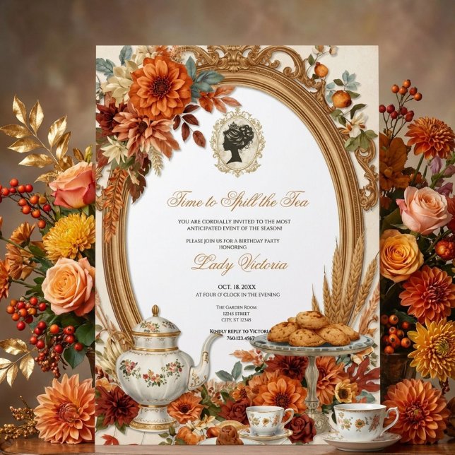 Invitation Fête de douche de mariée automnale : C'est le mome (Créateur téléchargé)