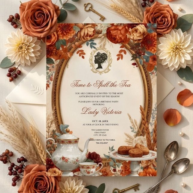 Invitation Fête de douche de mariée automnale : C'est le mome (Créateur téléchargé)