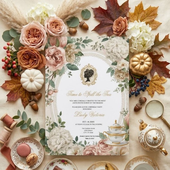 Invitation Fête de douche de mariée automnale : C'est le mome (Créateur téléchargé)