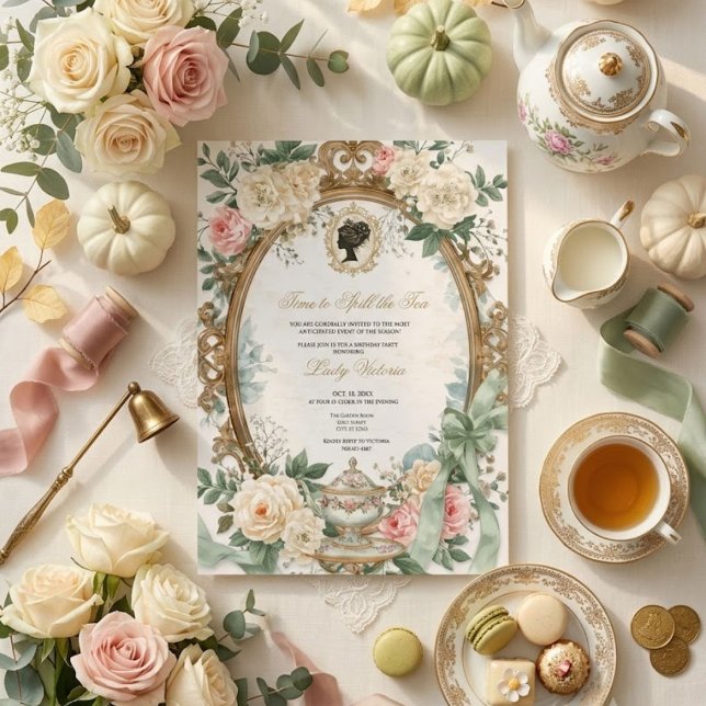 Invitation Fête de douche de mariée automnale : C'est le mome (Créateur téléchargé)