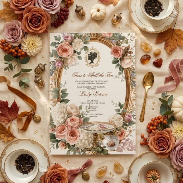 Invitation Fête de douche de mariée automnale : C'est le mome (Créateur téléchargé)