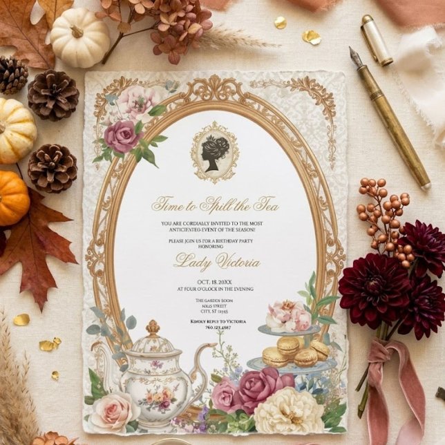 Invitation Fête de douche de mariée automnale : C'est le mome (Créateur téléchargé)