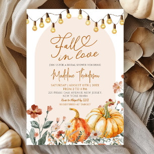 Invitation Fête de douche de mariée de fleur sauvage de citro