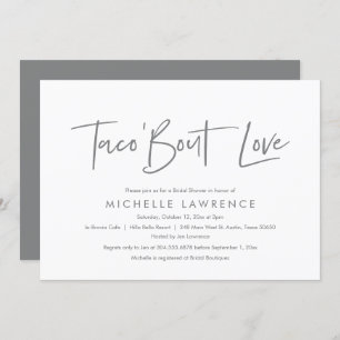 Invitation Fête de Fête des mariées moderne Décontractée, lud