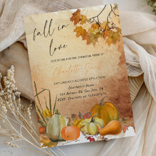 Invitation Fête de fiançailles "Tombez amoureuse"