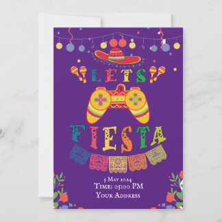 Invitation Fête de Fiesta Cinco de Mayo