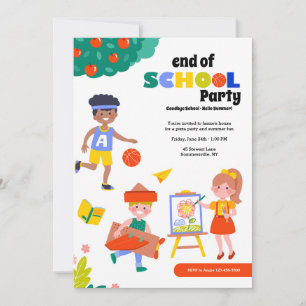 Invitation Fête de fin d'année scolaire