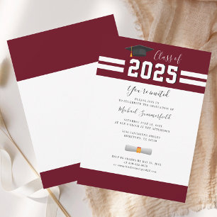 Invitation Fête de fin d'études de la promotion 2026 Bourgogn