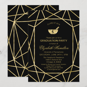 Invitation Fête de fin d'études de l'école de pharmacie Morti