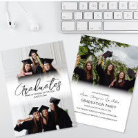 Fête de fin d'études des amis en collage photo mod