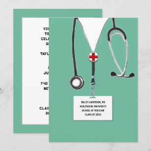 Invitation Fête de fin d'études Médicales