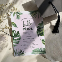 Fête de fin d'études tropicale et girly au bord de
