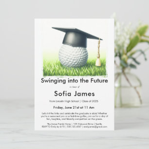 Invitation Fête de fin d'études Une remise de diplômes sur