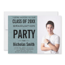 Fête de Grad Blue masculin moderne