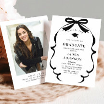 Fête de graduation de la marque Black Bow Ribbon