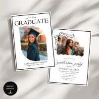 Fête de graduation photo de script moderne