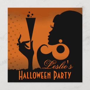 Invitation Fête de Halloween Cocktail Joyeux