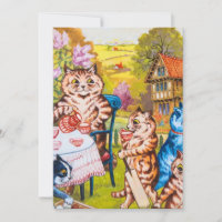 Fête de jardin pour chats