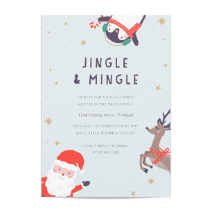 Invitation Fête de Jingle et Mingle