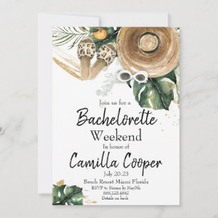 Invitation Fête de la Bachelorette : Getaway Invit