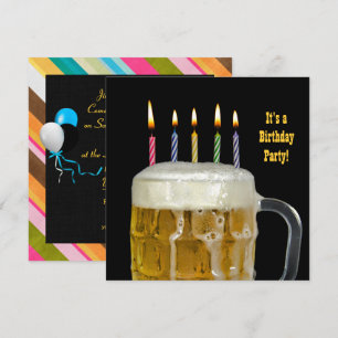 Invitation Fête de la bière