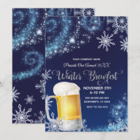 Fête de la bière Winter Brew-Fest Wonderland Bleu