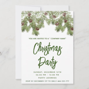 Invitation Fête de la branche du pin des neiges