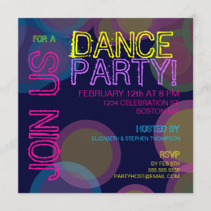 Invitation Fête de la danse !Invitation