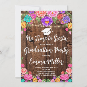 Invitation Fête de la Diplôme Mexicaine