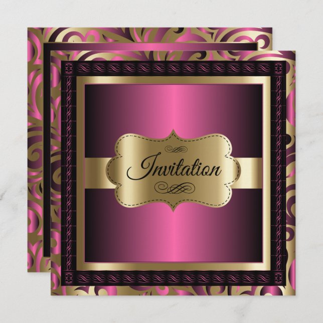 Invitation Fête de la fête à tout faire | Texte de bricolage (Devant / Derrière)