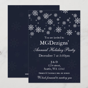 Invitation fête de la fête de la fête de l'entreprise