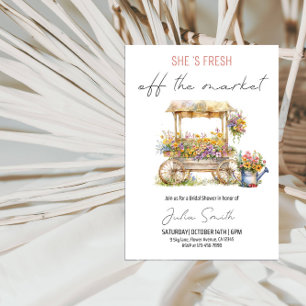 Invitation Fête de la Fête des mariées de marché