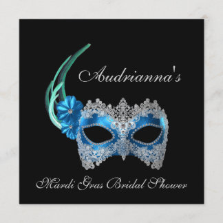 Invitation "Fête de la mariée de mardi gras "