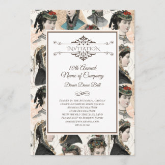 Invitation Fête de la mode Vintage