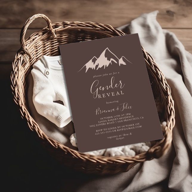 Invitation Fête de la révélation de genre de la région de Cle (Créateur téléchargé)