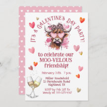 Fête de la Saint-Galentin Vache Hereford