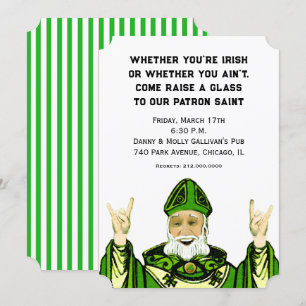 Invitation Fête de la Saint Patrick