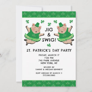 Invitation Fête de la Saint Patrick