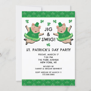Invitation Fête de la Saint Patrick