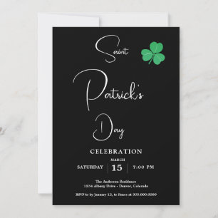 Invitation Fête de la Saint-Patrick