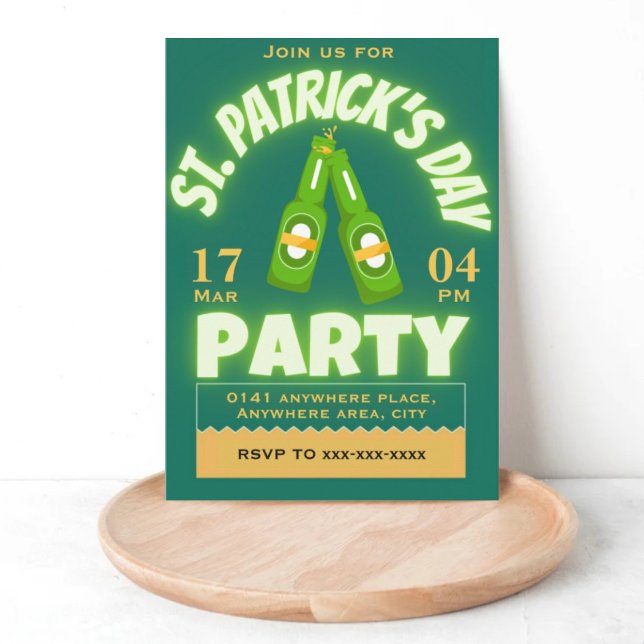 Invitation Fête de la Saint Patrick (Créateur téléchargé)