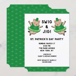 Invitation Fête de la Saint Patrick