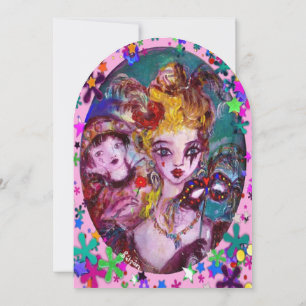 INVITATION FÊTE DE LA SAINT-VALENTIN AU MASQUE VENITIEN