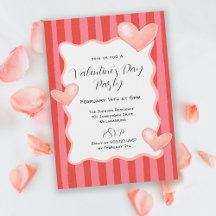 Fête de la Saint-Valentin Stripes et Cœurs Fantais