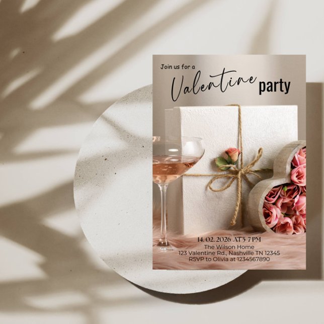 Invitation Fête de la Saint-Valentin Sweet Love (Créateur téléchargé)