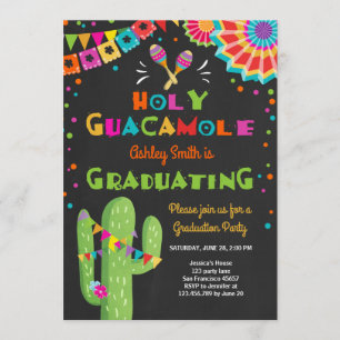Invitation Fête de la Sainte Guacamole de la Fiesta