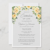 Fête de la vie 4 Photo Funérailles de Rose Jaune